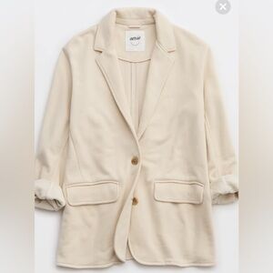 Aerie Fleece Blazer